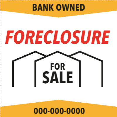 Custom Outdoor Yard Signs Multiple Sizes Foreclosure