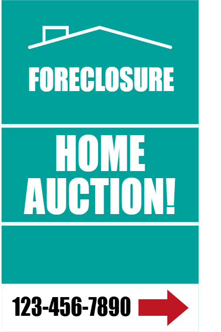Custom Outdoor Yard Signs Multiple Sizes Home Auction