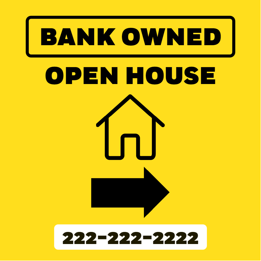 Custom Outdoor Yard Signs Multiple Sizes Open House