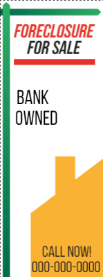 Custom Outdoor Yard Signs Multiple Sizes Foreclosure For Sale