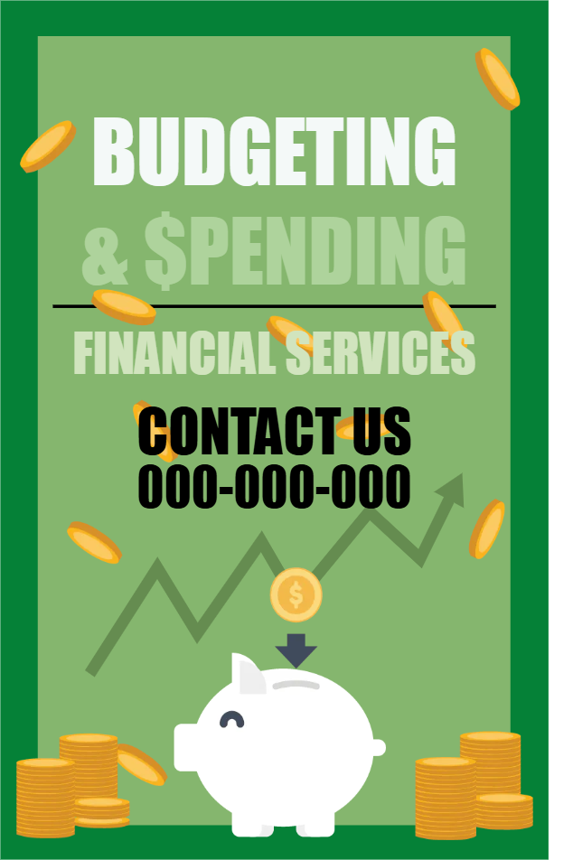 Custom Outdoor Yard Signs Multiple Sizes Budgeting & $pending