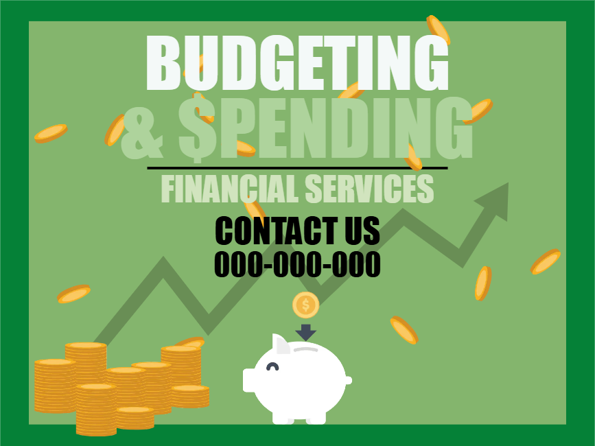 Custom Outdoor Yard Signs Multiple Sizes Budgeting & $pending