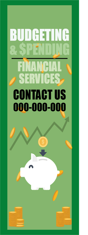 Custom Outdoor Yard Signs Multiple Sizes Budgeting & $pending