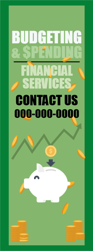 Custom Outdoor Yard Signs Multiple Sizes Budgeting & $pending