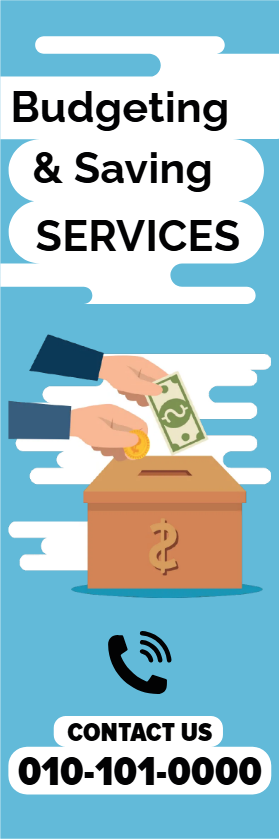 Custom Outdoor Yard Signs Multiple Sizes Budgeting & Saving Services