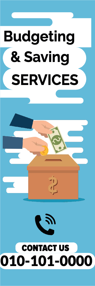 Custom Outdoor Yard Signs Multiple Sizes Budgeting & Saving Services