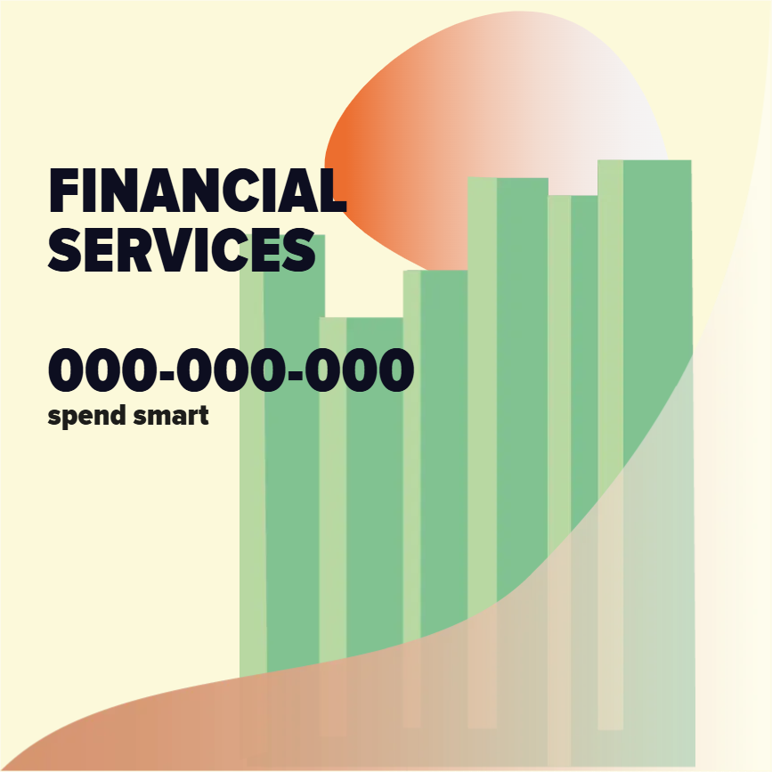 Custom Outdoor Yard Signs Multiple Sizes Financial Services