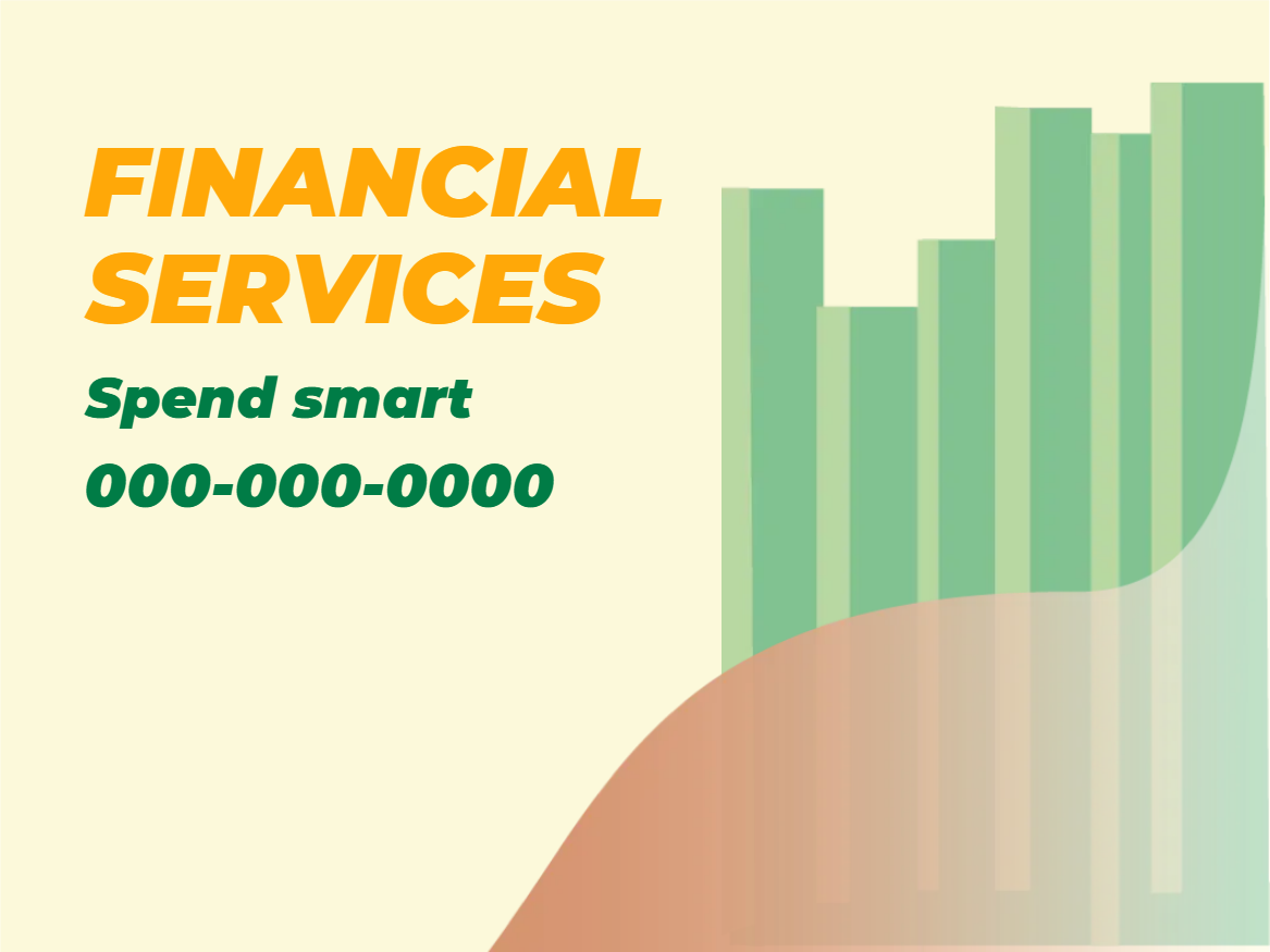 Custom Outdoor Yard Signs Multiple Sizes Financial Services