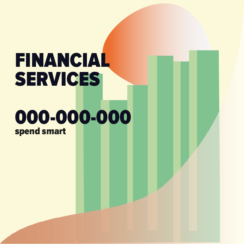 Custom Outdoor Yard Signs Multiple Sizes Financial Services