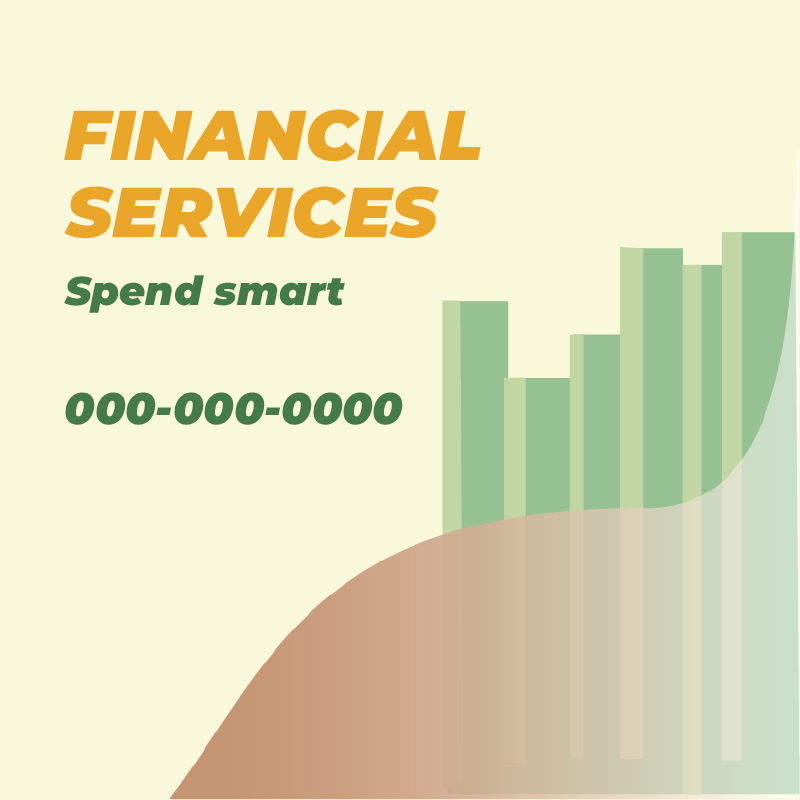 Custom Outdoor Yard Signs Multiple Sizes Financial Services