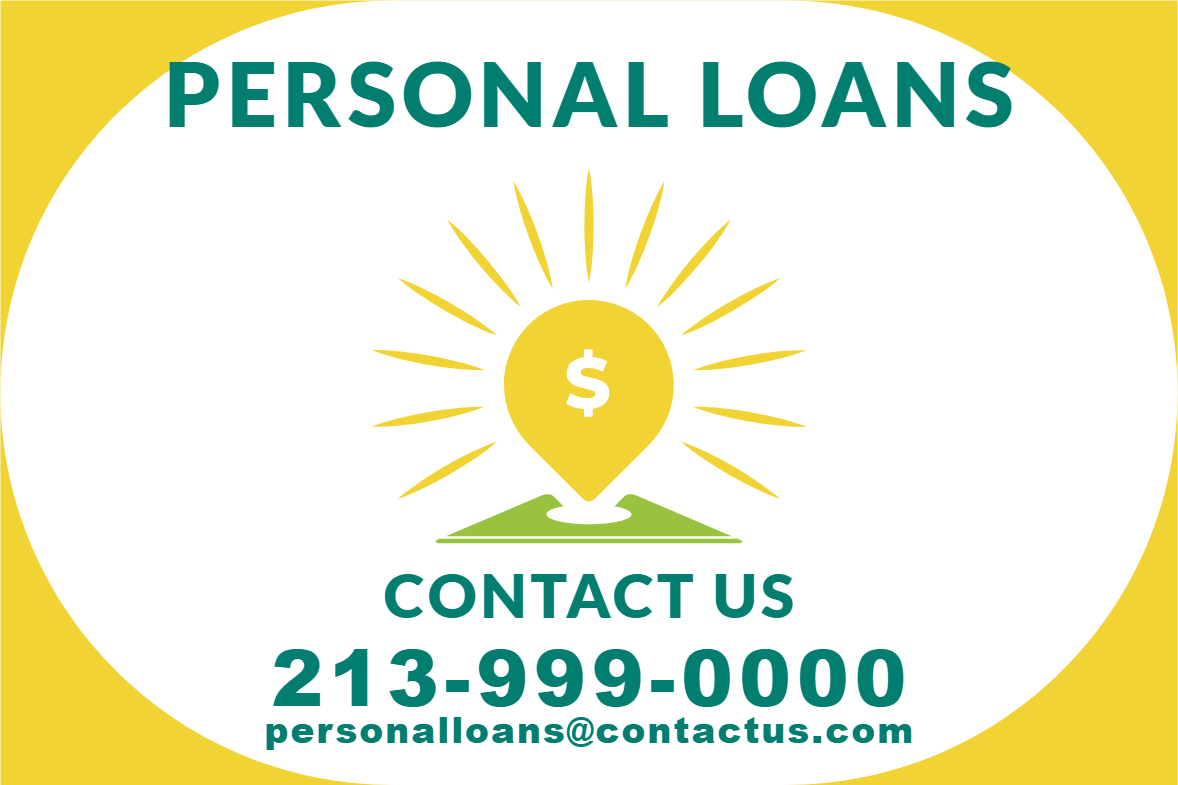 Custom Outdoor Yard Signs Multiple Sizes Personal Loans