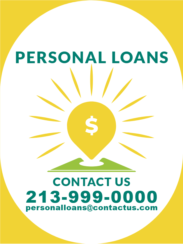 Custom Outdoor Yard Signs Multiple Sizes Personal Loans
