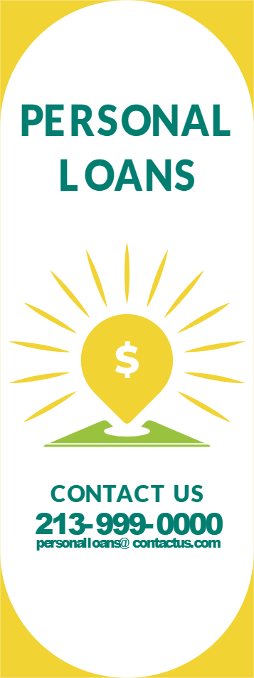 Custom Outdoor Yard Signs Multiple Sizes Personal Loans