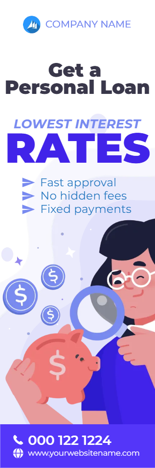 Custom Outdoor Yard Signs Multiple Sizes Get A Personal Loan Today