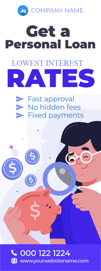 Custom Outdoor Yard Signs Multiple Sizes Get A Personal Loan Today