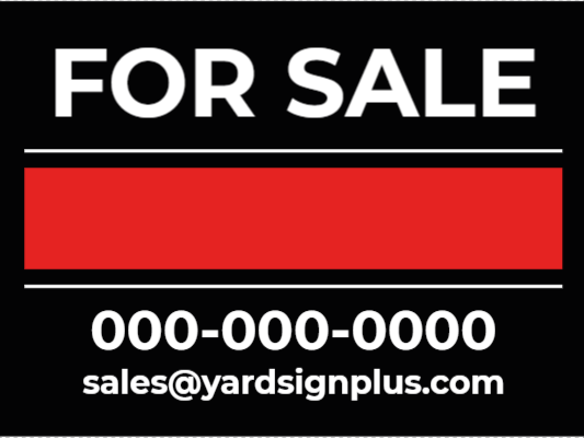 Custom Outdoor Yard Signs Multiple Sizes  Sale