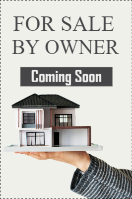 Custom Outdoor Yard Signs Multiple Sizes Sale by Owner