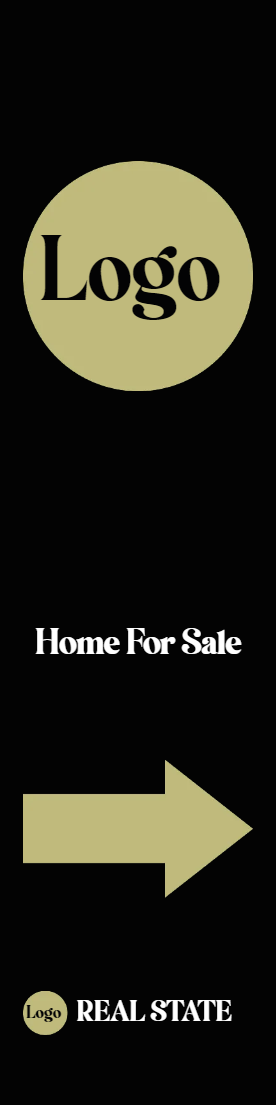 Custom Outdoor Yard Signs Multiple Sizes Logo Home for Sale