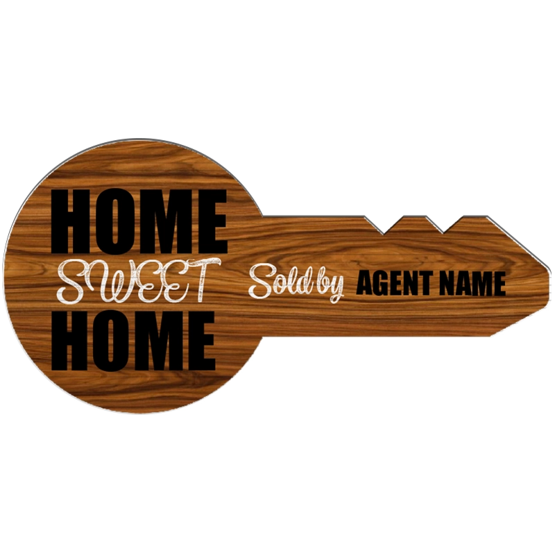 Custom Giant Key Signs Home Sweet Home