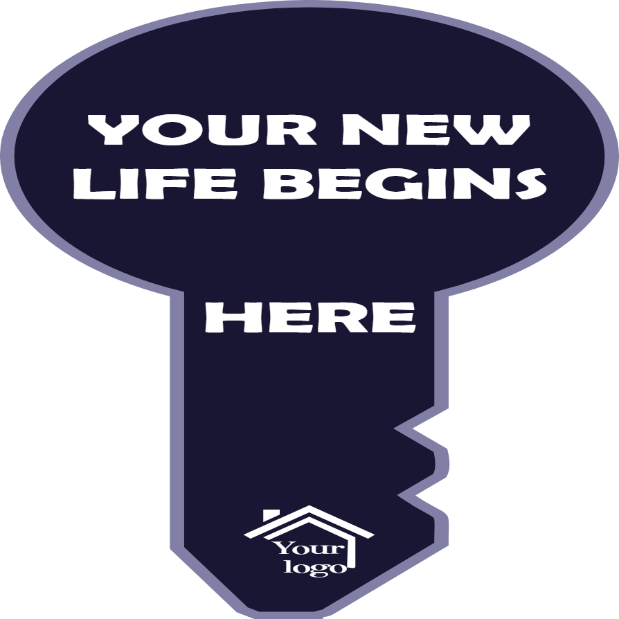 Custom Giant Keys Your New Life Begins