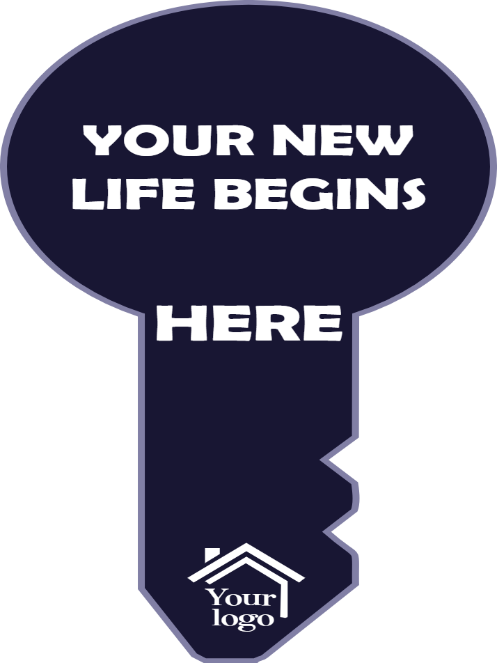 Custom Giant Keys Your New Life Begins