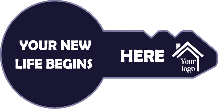 Custom Giant Keys Your New Life Begins