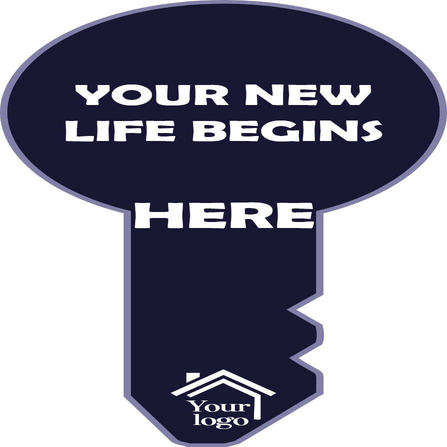 Custom Giant Keys Your New Life Begins