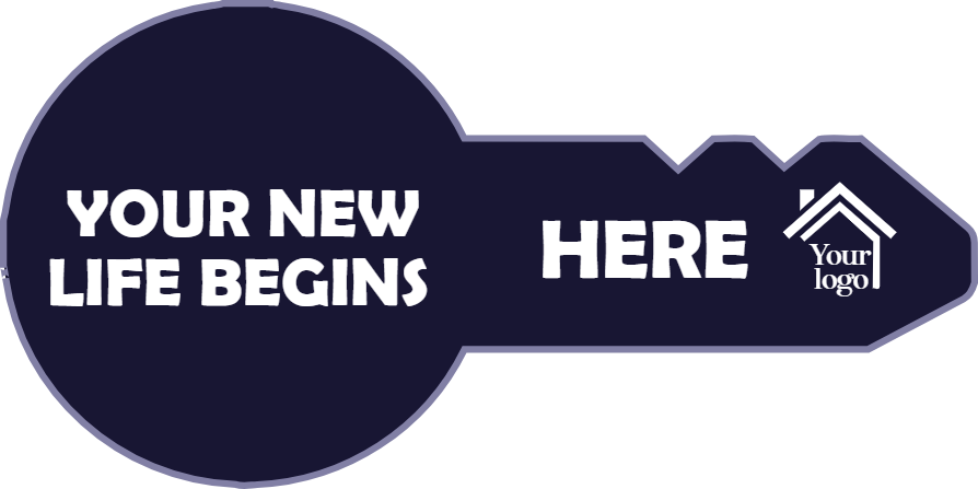 Custom Giant Keys Your New Life Begins