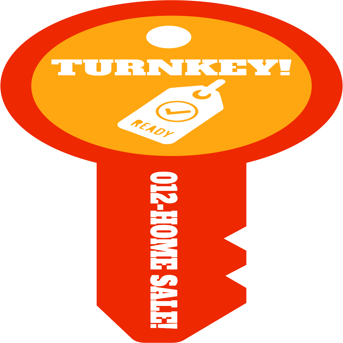 Custom Outdoor Giant Keys Multiple Sizes Turn Key