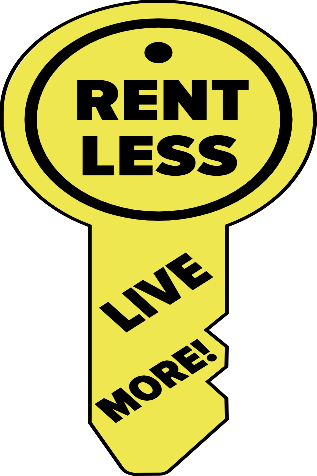 Custom Giant Keys Rent Less Live More