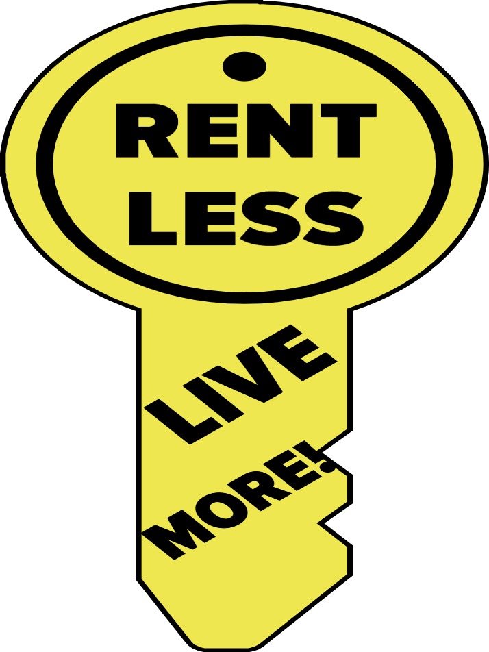Custom Giant Keys Rent Less Live More