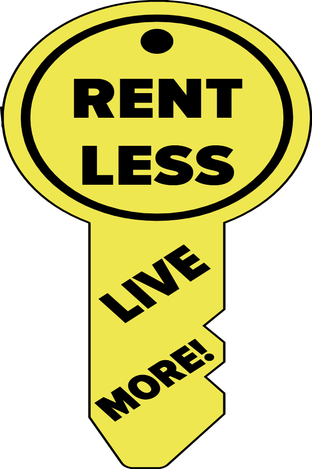 Custom Giant Keys Rent Less Live More
