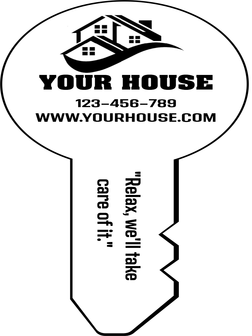 Custom Outdoor Giant Keys Multiple Sizes Your House