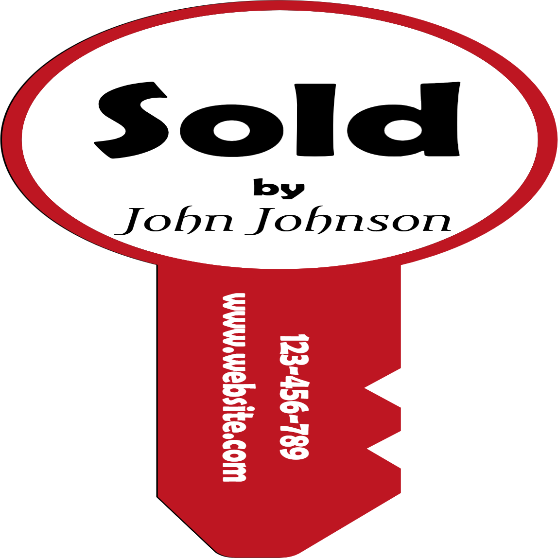 Custom Outdoor Giant Keys Multiple Sizes Johnson