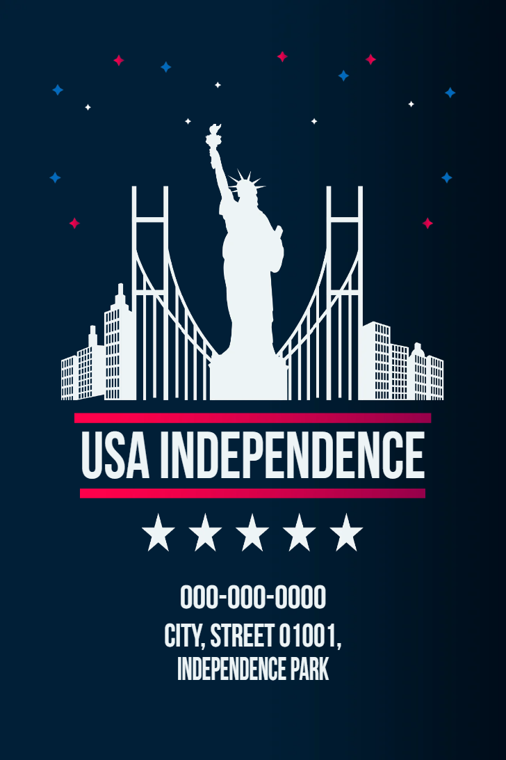 Custom Outdoor Yard Signs Multiple Sizes USA Independence