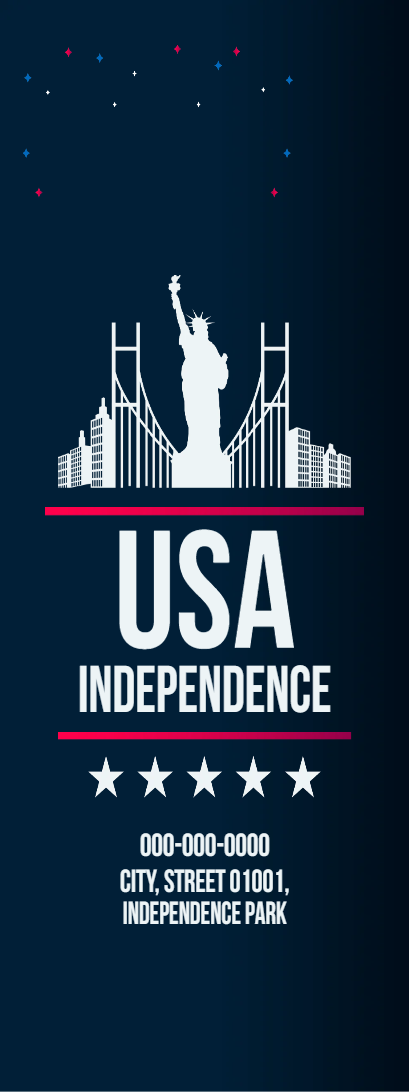 Custom Outdoor Yard Signs Multiple Sizes USA Independence