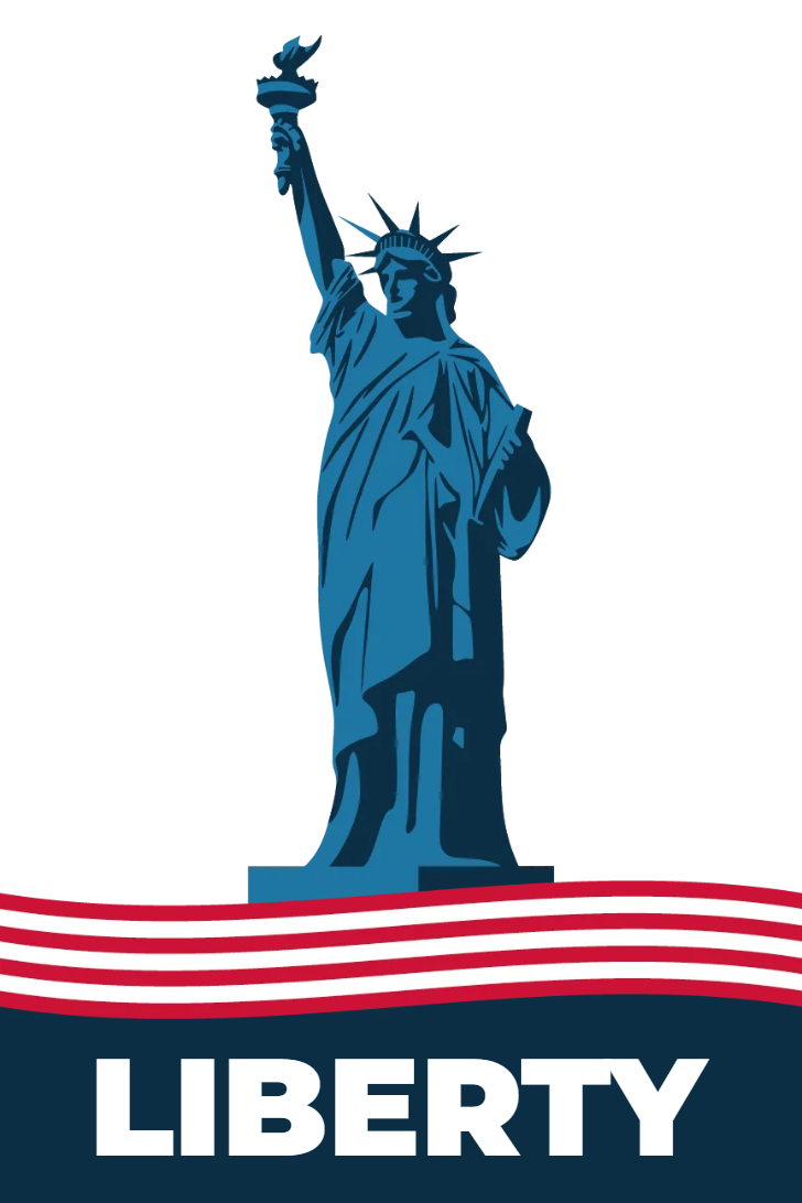 Custom Outdoor Yard Signs Multiple Sizes Statue Of Liberty