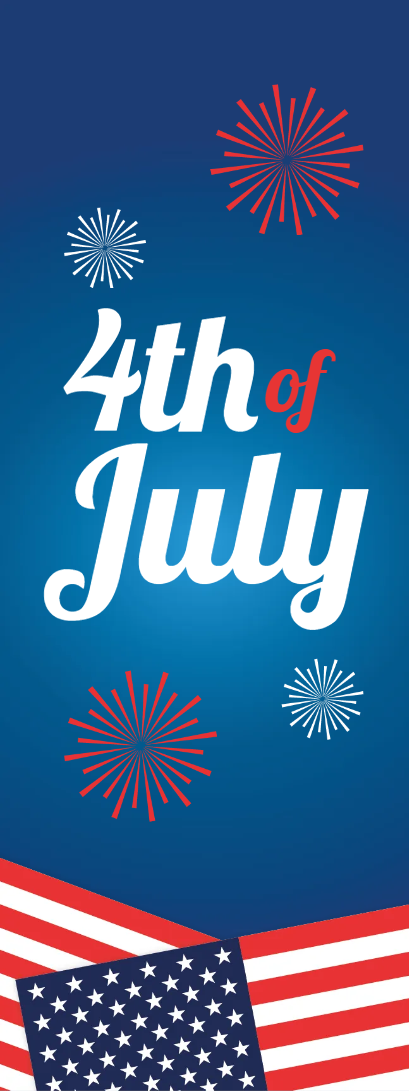 Custom Outdoor Yard Signs Multiple Sizes Fourth Of July