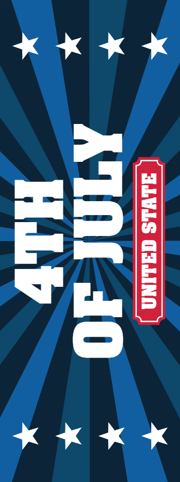 Custom Outdoor Yard Signs Multiple Sizes July Fourth Independence