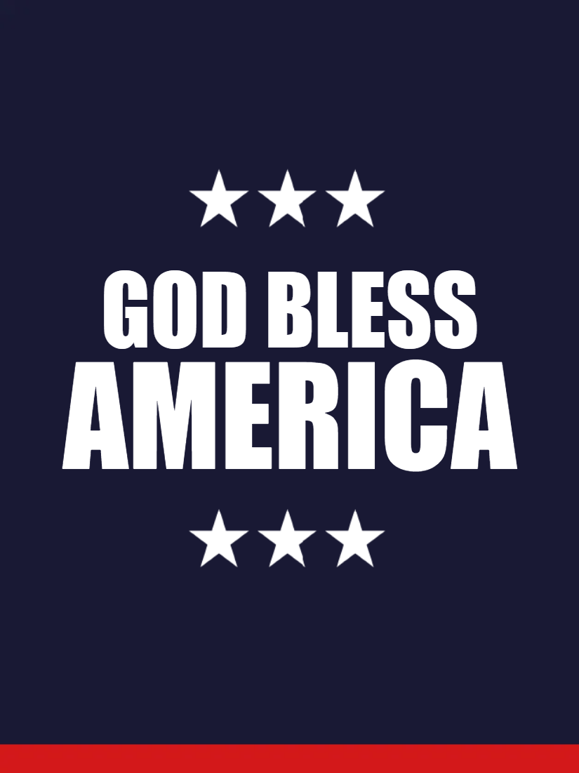 Custom Outdoor Yard Signs Multiple Sizes Bless America