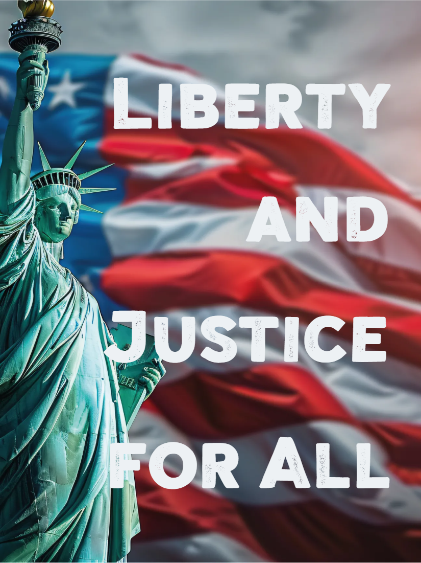 Custom Outdoor Yard Signs Multiple Sizes Liberty and Justice