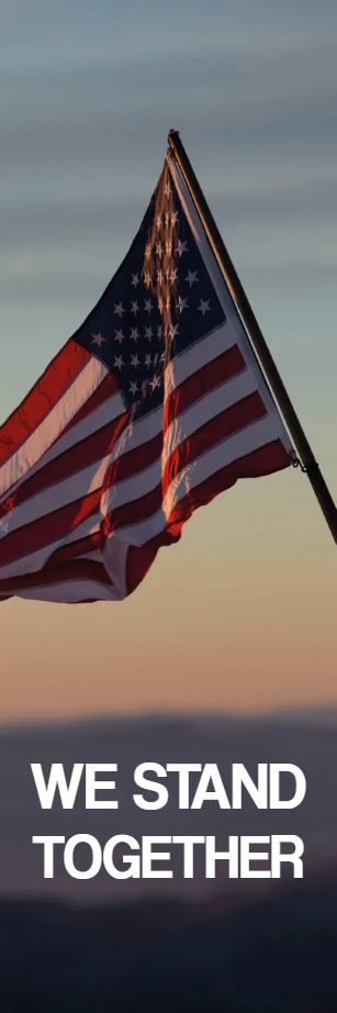 Custom Outdoor Yard Signs Multiple Sizes We Stand Together