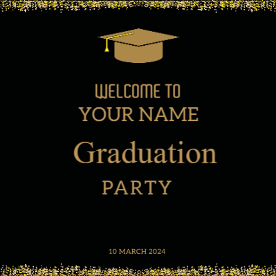 Custom Outdoor Yard Signs Multiple Sizes Graduation Party