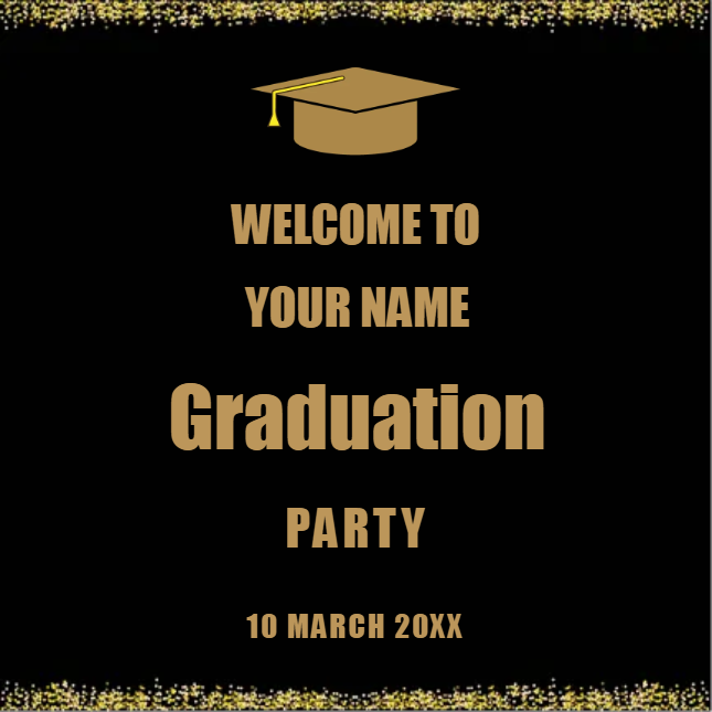 Custom Outdoor Yard Signs Multiple Sizes Graduation Party