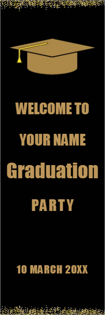 Custom Outdoor Yard Signs Multiple Sizes Graduation Party