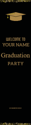 Custom Outdoor Yard Signs Multiple Sizes Graduation Party