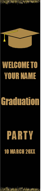 Custom Outdoor Yard Signs Multiple Sizes Graduation Party