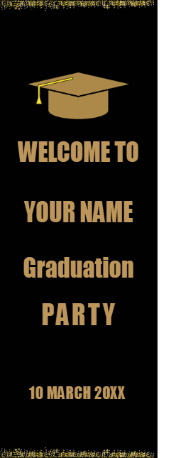 Custom Outdoor Yard Signs Multiple Sizes Graduation Party