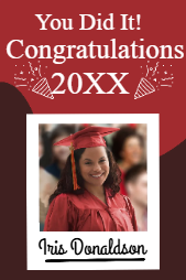 Custom Outdoor Yard Signs Multiple Sizes You Did It 20XX