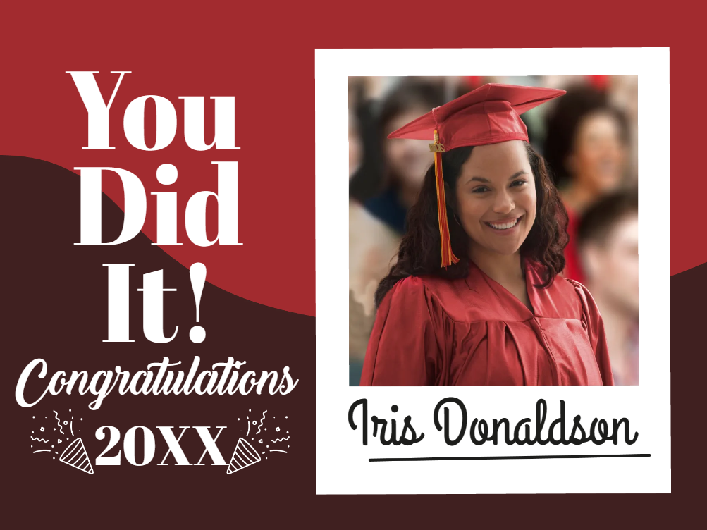 Custom Outdoor Yard Signs Multiple Sizes You Did It 20XX